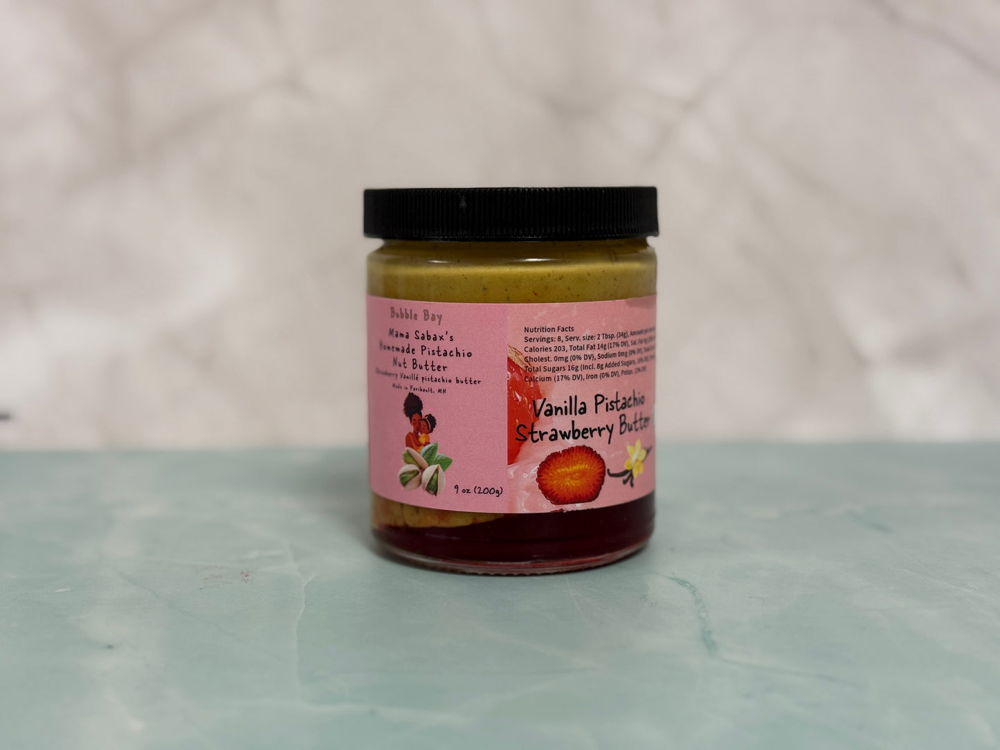 Strawberry Vanilla Pistachio Butter
