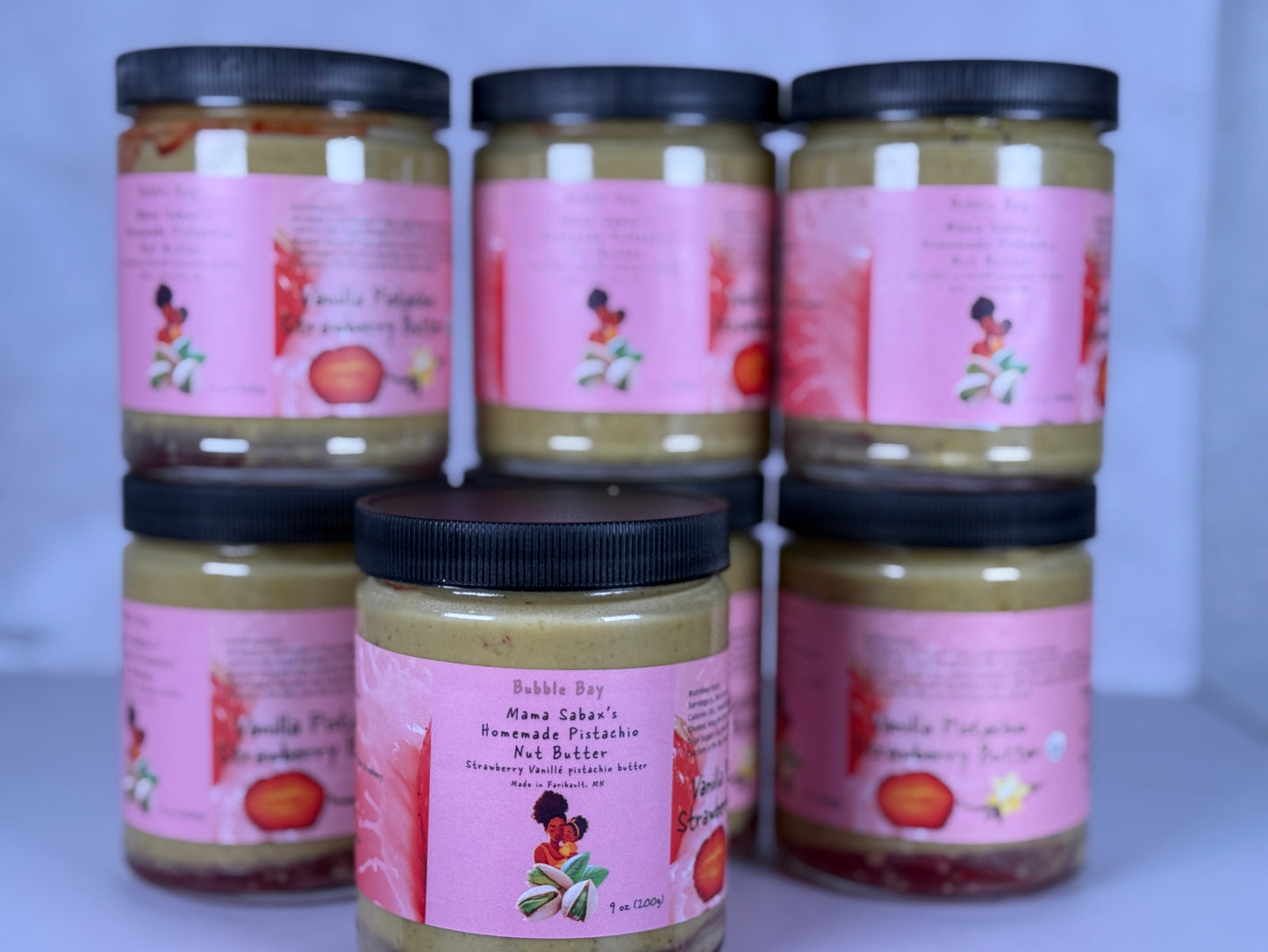 Strawberry Vanilla Pistachio Butter