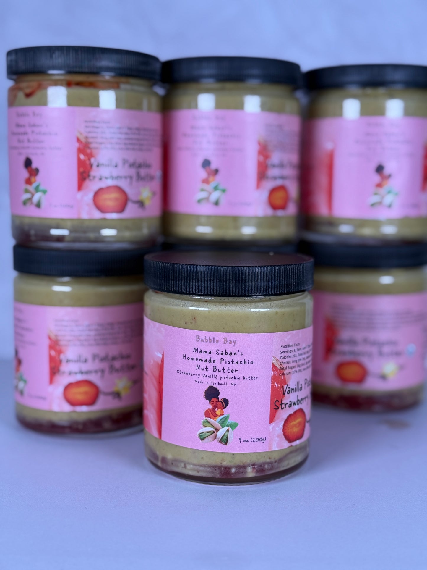 Strawberry Vanilla Pistachio Butter