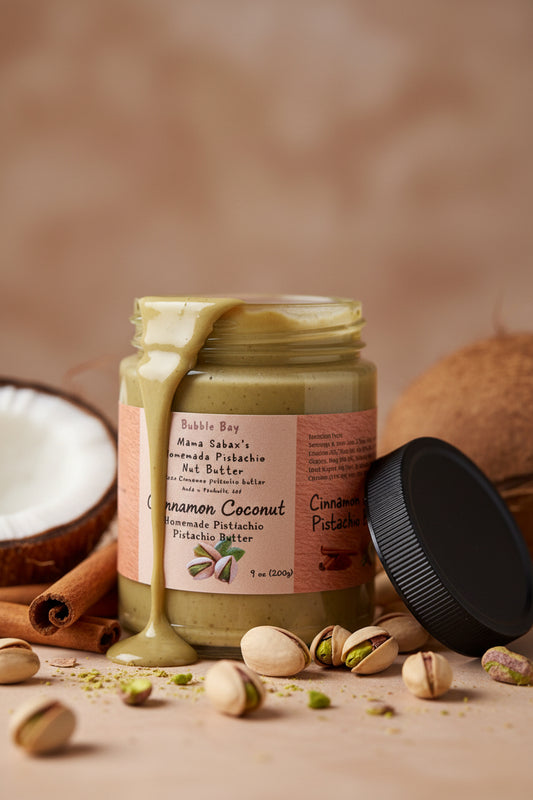 Coconut Cinnamon Pistachio Butter