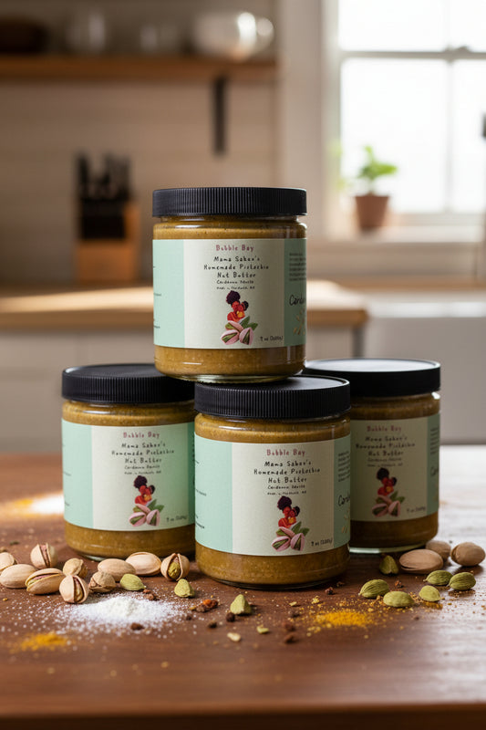🌿 Cardamom Vanilla Pistachio Butter