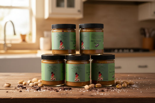 🍫 Dark Chocolate Sea Salt Pistachio Butter