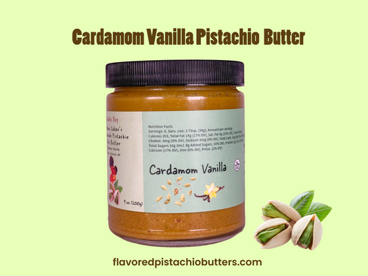🌿 Cardamom Vanilla Pistachio Butter